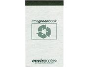Little Green Book, Gray Cover, Narrow Rule, 3 X 5, White Paper, 60 She