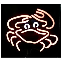 Crab Neon Sculpture - by Neonetics