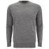 John Smedley Men's Merino Wool Crew Neck Knitted Jumper - Silver