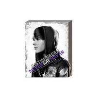 Justin Bieber Never Say - 50 x 40cm Canvas