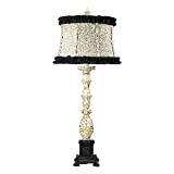 La Place Parisian Table Lamp with Ruffle Shade