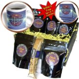 cgb_19940_1 Perkins Designs Surreal - Mirror Ball reflecting mirror disco ball dances in the atmosphere above Earth - Coffee Gift Baskets - Coffee Gift Basket