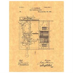 Dish Washing Machine Patent Art Print