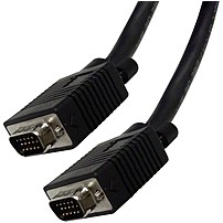 4xem 6ft High Resolution Coax M/m Vga Cable - Coaxial For Monitor, Video Device - 6 Ft - 1 Pack - 1 X Hd-15 Male Vga - 1 X Hd-15 Male Vga - Nickel Plated Connector - Shielding - Black 4xvgamm6ft