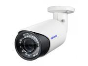 Sinocam 2.0mp Onvif 2.8-12mm Bullet P2p Indoor Outdoor Ip Camera White