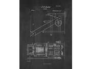 Loom Patent Art Chalkboard