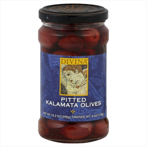 Divina Olives Pitted Kalamata 6 Oz. -Pack of 6