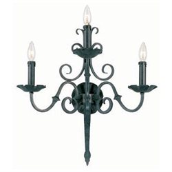 Auburndale Wall Sconce in Wrought Iron
