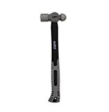 ABN Ball Pein Hammer 8 oz Ounce – Fiberglass Handle & Carbon Steel Head for Metal Rivet, Chisel, Punch Peins