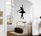 Ballerina Silhouette Terpsichore Muse Ballet Theater Art Decor Wall Mural Vinyl Decal Sticker M452