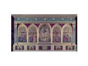 Posterazzi Sal3815402930 Coronation Of The Virgin Gaddi Taddeoca1300-1366 Italian Basilica Di Santa Croce Florence Italy Print - 18 X 24 In.