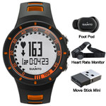 Suunto Quest Running Pack Orange Sports Fitness Watch W/hrm