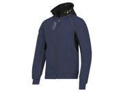 Snickers Mens Premium Zipped Workwear Hooded Sweatshirt / Hoodie