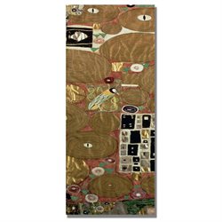 Gustav Klimt 'Fulfilment' Canvas Art