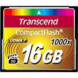 Transcend 16GB Compact flash card 1000x