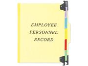 Pendaflex Ser-2-yel Hanging Personnel Folders, 1/3 Cut Top Tab, Letter, Yellow