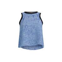 Neon Rose Women's Zig Zag Drop Hem Vest - Blue