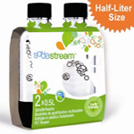 Sodastream Carbonating-bottle-0.5l-black-(2 Pack) Sodastream 1/2 Liter