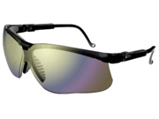 Uvex 763-s3203 Genesis Shooting Glasses, Black Frame, Mirror Lens