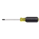 Klein Tools 603-4 No.2 Profilated Phillips Tip 4-Inch Round Shank Screwdriver
