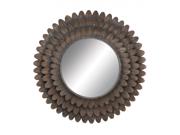 Benzara 54309 Wall Accent Mirrors- Metal Mirror 34"d