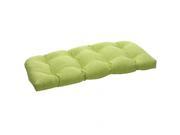 Pillow Perfect 451725 Baja Lime Green Wicker Loveseat Cushion