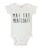 Kids Funny Ma The Meatloaf Rompers Onesie Bodysuit 0-3 Months, White