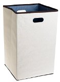 Rubbermaid Configurations Custom Closet Folding Laundry Hamper Natural, 23
