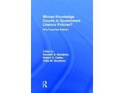 Whose Knowledge Counts In Government Literacy Policies?: Why Expertise Matters
