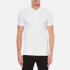 Versace Collection Men's Collar Detail Polo Shirt - White - L