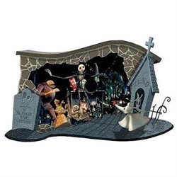Nightmare Before Christmas Halloween Wall Diorama