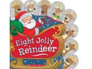 Eight Jolly Reindeer Brdbk