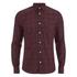 J.Lindeberg Men's Dani CL Soft Check Shirt - Deep Masi - L