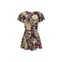 LOVE Women's Flute Inset Playsuit - Multi
