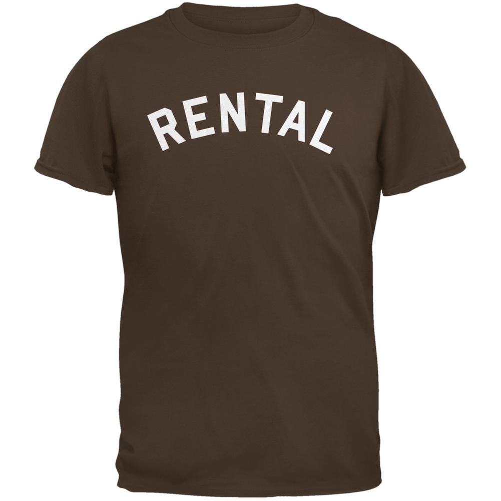 Rental Inspired By Frank Zappa Brown Adult T-Shirt