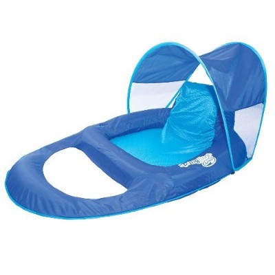 Swimways 13022 Spring Float Recliner With Canopy