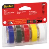 3M Scotch #35 Electrical Tape Value Pack (10457NA)