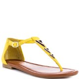 Jessica Simpson Women's Rangle Sandal,Daffodil Kid Suede,8 M US