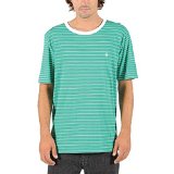 Volcom Men's Rangle Crew, Evergreen, Large