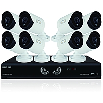 Night Owl Lite B-10lhda-1681-1080 Video Surveillance System - Digital Video Recorder, Camera - 1 Tb Hard Drive - 30 Fps - 1080 - Composite Video In - 4 Audio In - 1 Audio Out - 1 Vga Out - Hdmi