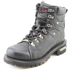 Milwaukee Jackhammer Womens Black Leather Casual Boots EU 37