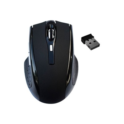 Hornet Tek Wm-103bk Wm-103 - Mouse - Optical - 6 Buttons - Wireless - 2.4 Ghz - Usb Wireless Receiver - Black