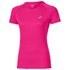 Asics Women's Lite Show Graphic Running T-Shirt - Pink Glow - L