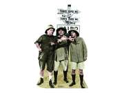 Three Stooges Safari Lifesized Standup