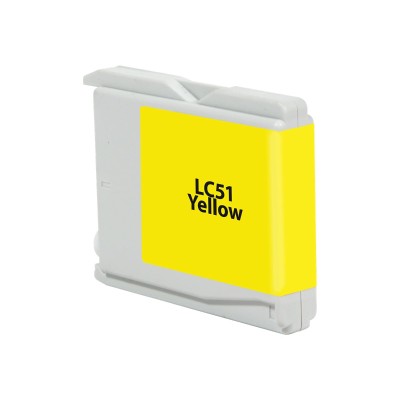 V7 V7lc51y Laser Toner For Select Brother Printers - Replaces Lc51y (yellow)