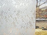 Con-Tact Brand Clear Covering Self-Adhesive Privacy Film and Liner, 18-Inches by 9-Feet, Frosty White Lace