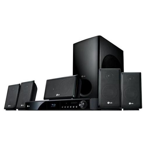 LG LHB335 1100 W 5.1 Home Theater System - DTS, DTS HD - Blu-ray Disc Player - AVCHD, BD Video, DivX, DVD Video, MPEG-2, MPEG-4, VC-1 - Ethernet - HDMI - iPod Support