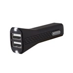 Xentris Xentris 3.4a Dual Usb Vehicle Charger - Black Usb Vehicle Char