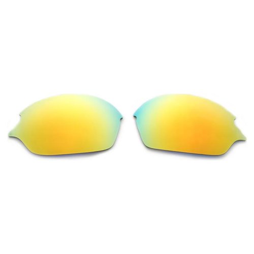New VL Gold Custom Replacement Lenses Compatible with the Oakley Romeo 2 Sunglasses