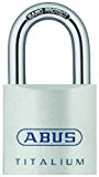 ABUS 80TI/50 Titalium Aluminum Alloy Padlock- Nano Protect Steel Shackle